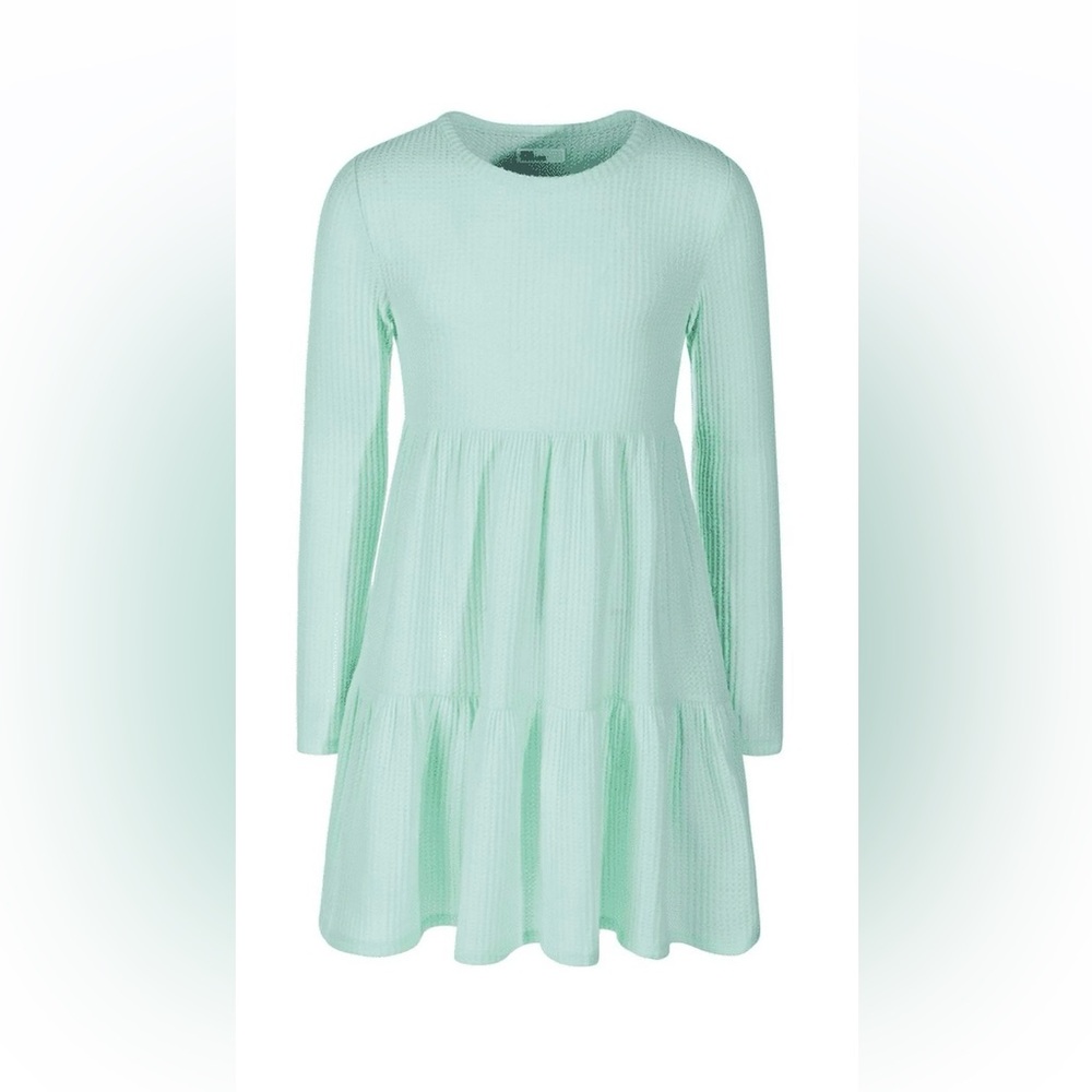 Epic Threads NWT Waffle Knit Tiered Ling Sleeve Dress size 6
